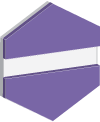 Gravoply™ Laser purple / white