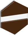 Gravoply™ Ultra brown - white