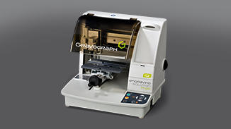 Affordable and practical engraving machine. Easy to use, it is compact and silent; ideal for your shop.