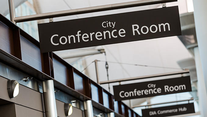 Architectural signage: creating visual consistency during an event