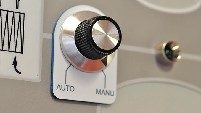 Laser marking for the identification of buttons on control panels