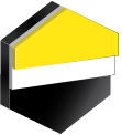 Gravoply™ 3C yellow - white - black